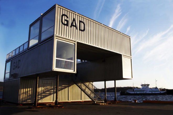 GAD, mmw architects, shipping containers, shipping container art gallery, cargotecture, art gallery, art museum, mobile museum, mobile gallery