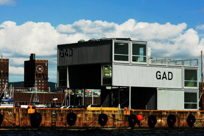 GAD, mmw architects, shipping containers, shipping container art gallery, cargotecture, art gallery, art museum, mobile museum, mobile gallery