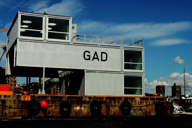 GAD, mmw architects, shipping containers, shipping container art gallery, cargotecture, art gallery, art museum, mobile museum, mobile gallery