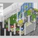 Galen Lobby, formwerkz, ascendas, natural ventilation, green interiors, shipping container cafe, upcycled furniture, recycled materials
