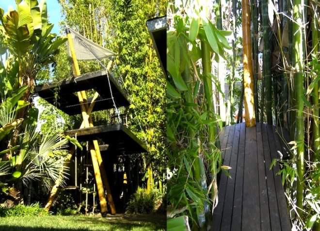 Dustin Feider, O2 Treehouse, tree house designs, 6 unique treehouse designs, green design, tree tops, sustainable design, eco design, tree top dwellings, recycled materials, FSC certified wood, bamboo,
