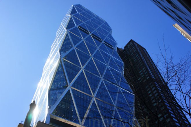 green design, eco design, sustainable design, Hearst Tower, LEED Platinum Certification, US Green Building Council, LEED Gold, Hearst Headquarters, Midtown, Green Buildings NYC, Green Office Towers