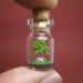 art, Tiny World in a Bottle, Izumi Akinobu, tiny art, paper art, tiny bottles, tiny environments, paper animals, paper art, tiny environments
