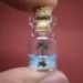 art, Tiny World in a Bottle, Izumi Akinobu, tiny art, paper art, tiny bottles, tiny environments, paper animals, paper art, tiny environments