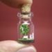 art, Tiny World in a Bottle, Izumi Akinobu, tiny art, paper art, tiny bottles, tiny environments, paper animals, paper art, tiny environments