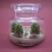 art, Tiny World in a Bottle, Izumi Akinobu, tiny art, paper art, tiny bottles, tiny environments, paper animals, paper art, tiny environments