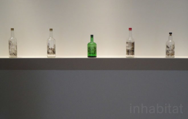 green design, eco design, sustainable design, subtractive art, recycled bottles, recycle art, Jim Dingilian, Museum of Art and Design, glass art