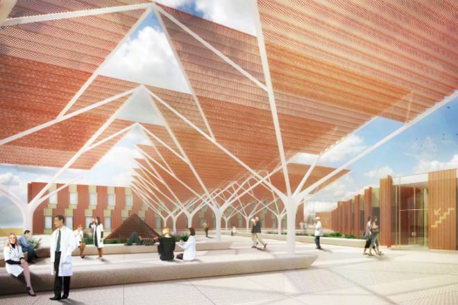 Kaiser Permanente, Perkins+Will, M+NLB, eco hospital, hospital, small hospital big ideas
