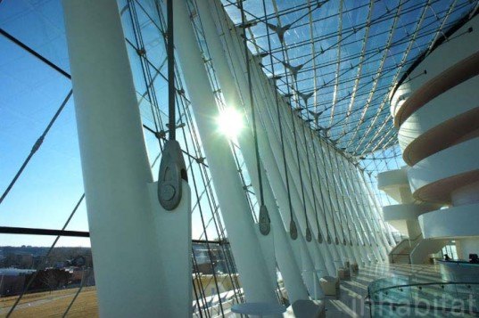 Kauffman Center, Kansas City, Moshef Safdie, BNIM, Sustainable Architecture, Sustainable Design, Inspiring Architecture, Public Space Design, green design, sustainable design, green architecture, sustainable building, green building