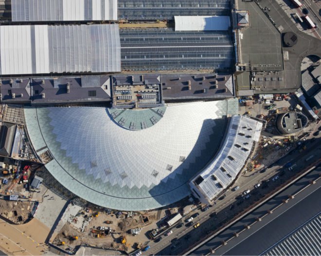 Kings Cross Station, John McAslan Partners, london, green renovation, restoration, railway station, train station,