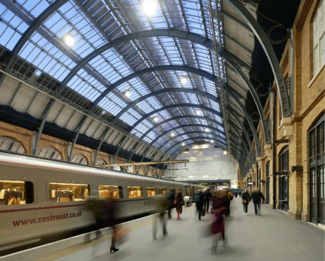 Kings Cross Station, John McAslan Partners, london, green renovation, restoration, railway station, train station,