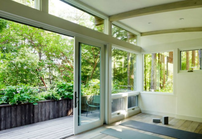Mill Valley Cabins, Feldman Architecture, green roof, living roof, yoga studio, art studio, accessory dwelling unit