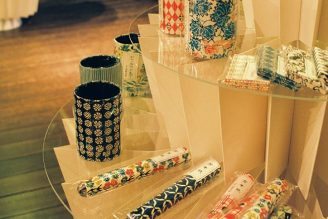 green furniture, green Interiors, Recycling / Compost, green design, paper accordion, paper table, paper lamp, Japanese design, green furniture, Japanese fan, miso, Hiromitsu Konishi, Kyoto