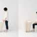 green furniture, green Interiors, Recycling / Compost, green design, paper accordion, paper table, paper lamp, Japanese design, green furniture, Japanese fan, miso, Hiromitsu Konishi, Kyoto