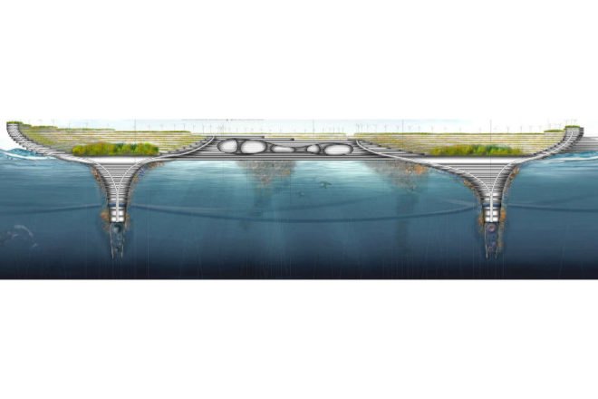 Noah's Ark, eVolo Competition, sustainable city, floating city, floating world, eVolo