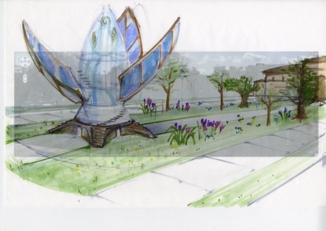 organograph, public art, san jose, Bill Washabaugh, Chico MacMurtie, Geo Homey, climate model