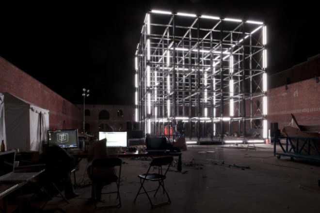 Origin, United Visual Artists, scanner, led, led light installation, installation, led art