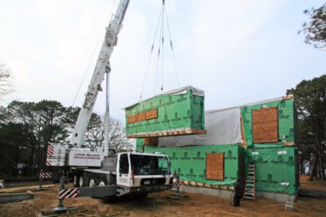 Peconic Bay House, Resolution 4 Architecture, res4, prefab house, solar home, long island, shinnecock hills