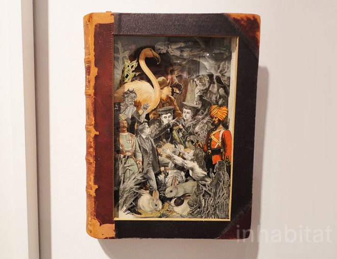 green design, eco design, sustainable design, Armory Arts Week, Scope Art Fair, recycled art, upcycled art, Fernando Mastrangelo, Emmanuel Fremin Gallery, salt sculpture, Augusto Esquivel, button sculptures, Sheila Gallagher, Lower East Side, LEGOs, Cal Lane, carved dumpster, book art, upcycled books, Alexander Robinson, Troy Abbott, Recycled sculptures, Michael Murphy, popsicle sticks