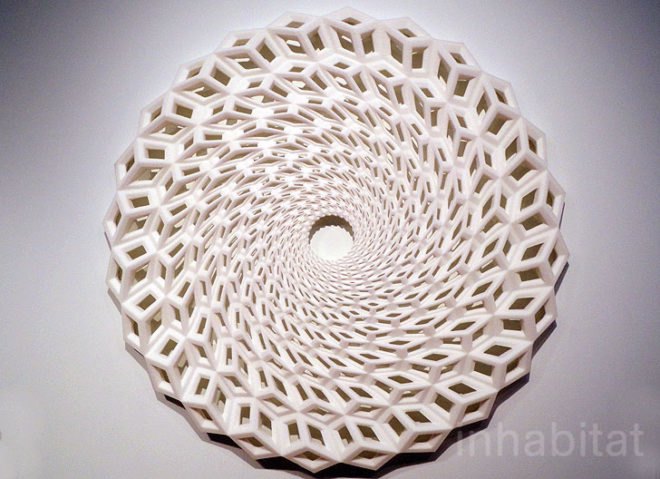green design, eco design, sustainable design, Armory Arts Week, Scope Art Fair, recycled art, upcycled art, Fernando Mastrangelo, Emmanuel Fremin Gallery, salt sculpture, Augusto Esquivel, button sculptures, Sheila Gallagher, Lower East Side, LEGOs, Cal Lane, carved dumpster, book art, upcycled books, Alexander Robinson, Troy Abbott, Recycled sculptures, Michael Murphy, popsicle sticks