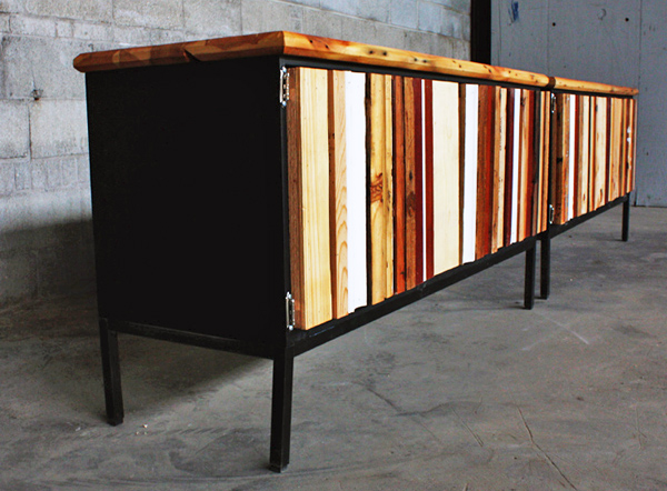 wholman, diy cabinets, green furniture, green interiors, eco furniture, recycled furniture, credenzas, diy furniture, diy projects