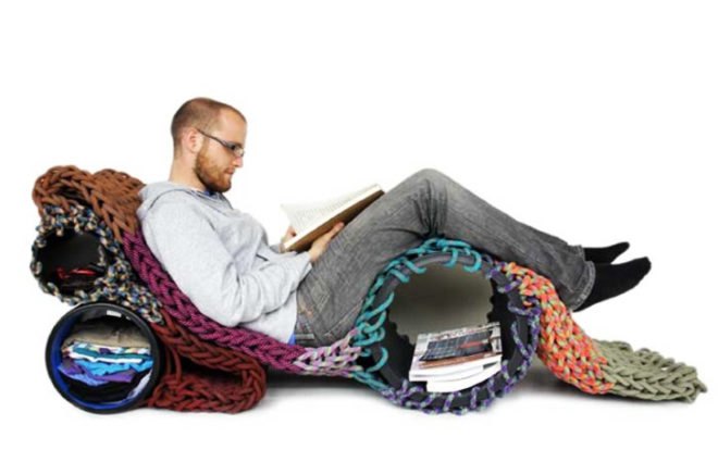 seilschaft, seilfaktur, climbing rope, recycled materials, green furniture, climbing rope furniture, recycled climbing rope, green design, sustainable design, sustainable furniture, recycled furniture, handmade furniture, knit furniture