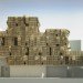 Shipping Pallet Facade, Stephane Malka, shipping pallets, reskinning, paris, student housing, parasitic architecture