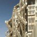 Shipping Pallet Facade, Stephane Malka, shipping pallets, reskinning, paris, student housing, parasitic architecture