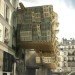 Shipping Pallet Facade, Stephane Malka, shipping pallets, reskinning, paris, student housing, parasitic architecture
