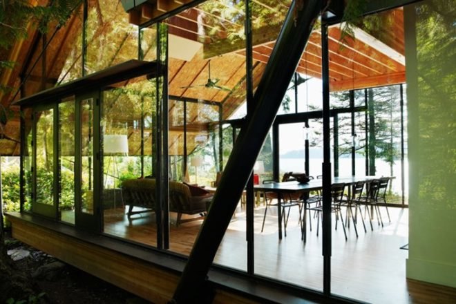 Sneeoosh Cabin, ZeroPlus, low impact home, prefab, puget sound, tent home