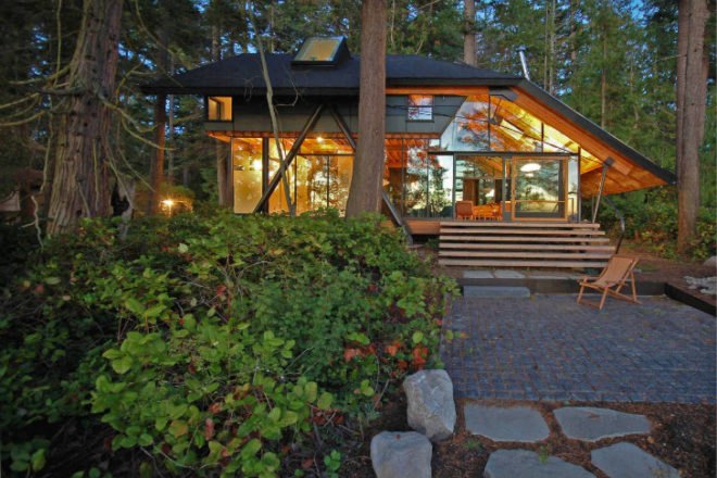 Sneeoosh Cabin, ZeroPlus, low impact home, prefab, puget sound, tent home