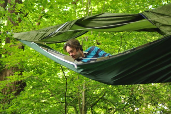 Tentsile, portable tent, portable shelter, hanging tent, suspended tent, portable treehouse