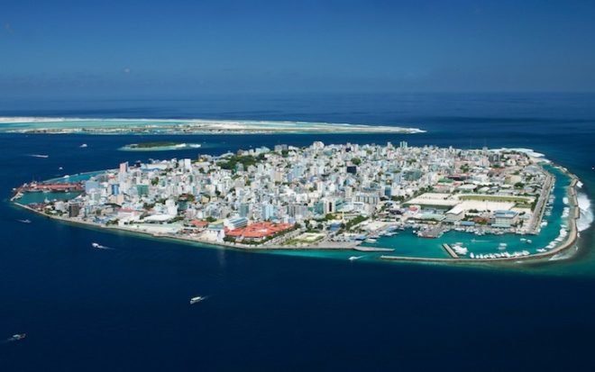 maldives, male, the island president