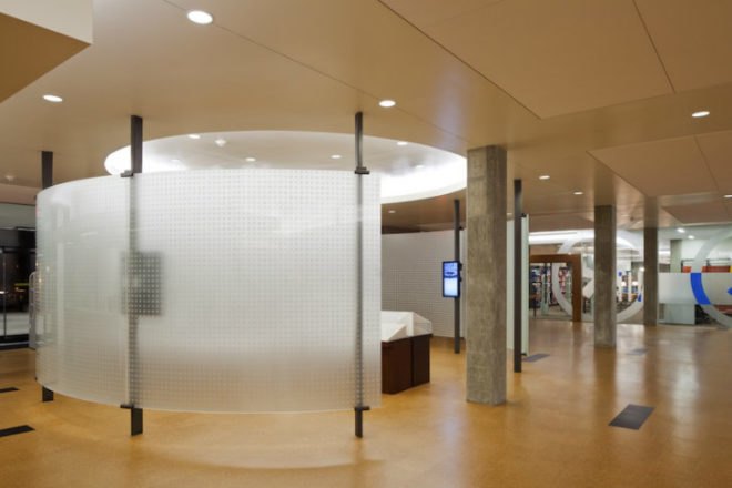 UCLA, Charles E. Young Library, Perkins+Will, eco library, green renovation, library renovation, LA