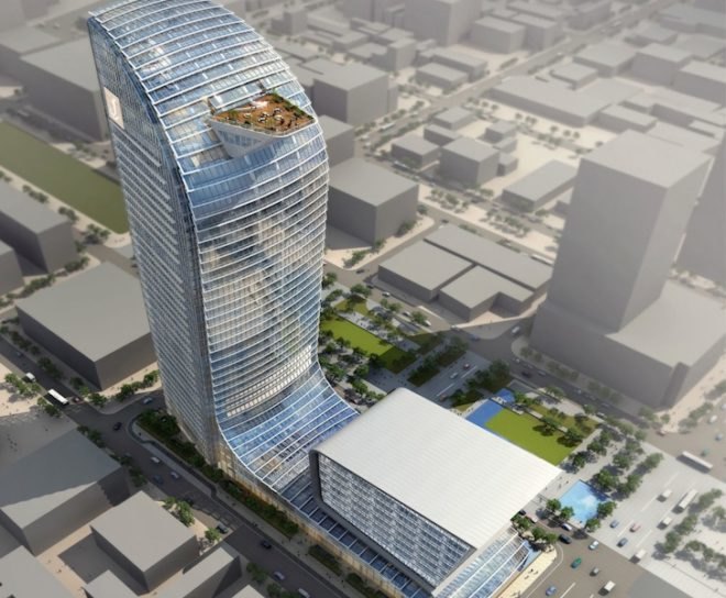 cambodia, vattanic capital tower, phnom phen, tfp farrell, leed, low-e, daylighting, cantilevered, spandrel, green building, green design, green development, sustainability, green economy, dragon, VAV, insulated glazing, IGU, floating, stock exchange