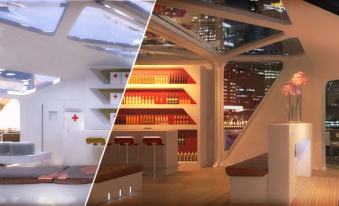 green design, eco design, sustainable design, WATG Architecture, modular hotel, prefab architecture, Mosaic PATHWAY, Portable Adaptable Temporary Hotel with Alternative You-ses, pop up hotel, pop up first aid, disaster relief