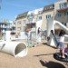 Wikado Playground, 2012architecten, recycled materials, wind turbine parts, discarded rotor blades, wind turbine playground, rotterdam