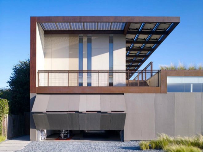 Yin Yang House, Brooks Scarpa, solar home, venice, net zero home, eco home, energy efficient home, net zero