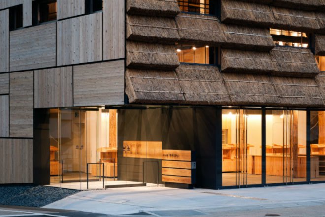 Yusuhara Marche, Kengo Kuma Associates, japan, market, thatch, hotel, boutique hotel,