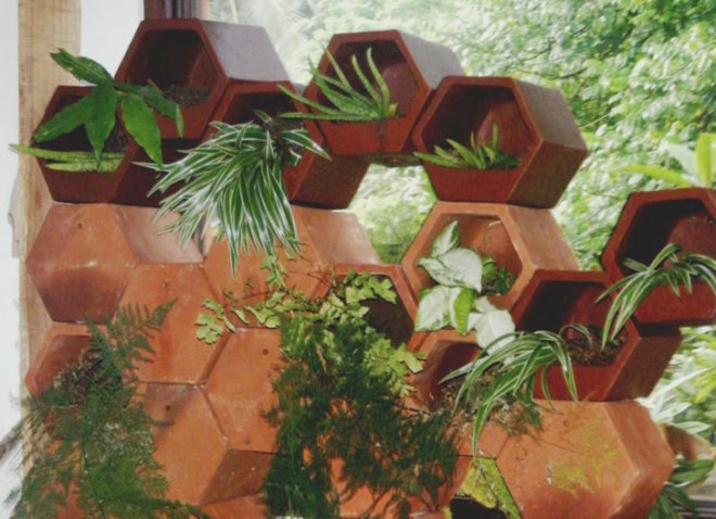 Bali Eco Green Wall, bali eco center, bali ecological center, green wall, planter walls, modular planters, bali
