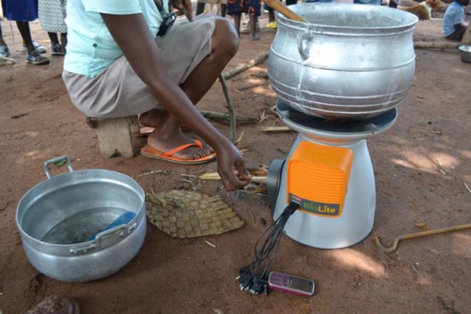 Biolite, HomeStove, LED lights, fuel, cooking, CO2, buckminster fuller challenge, buckminster fuller institute