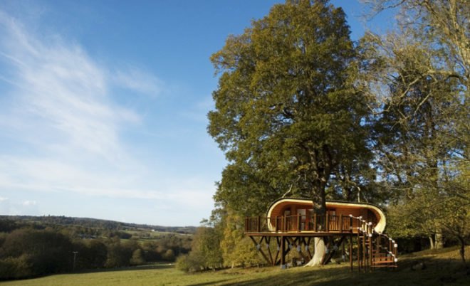 blue forest eco-PERCH, blue forest, eco-PERCH, modern tree houses, tree house design, eco tree houses, off grid tree houses, tree house architecture, green architecture, tree architecture