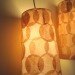 lampada, coffee filter lamps, recycled filter lamps, reused coffee filters, recycled materials, transformed coffee filters, light fixtures, green lights, sustainable lamps