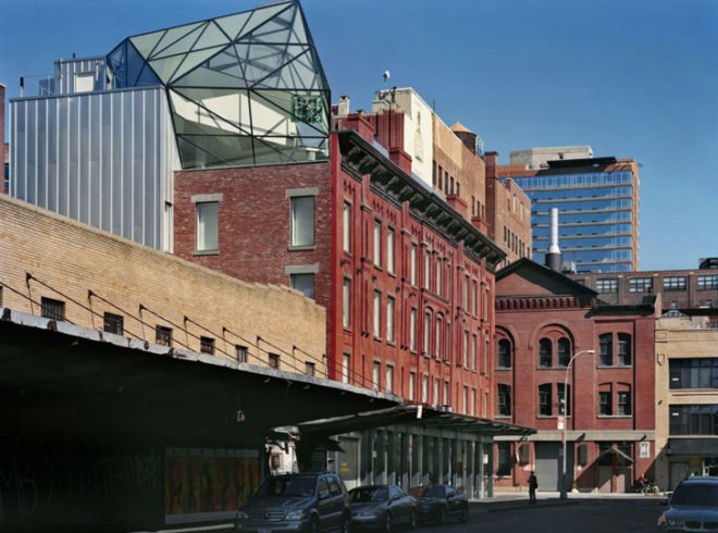 DVF, Work Architecture, Meatpacking, Diane von Furstenberg, flagship store, Stairdelier, Heliostat Mirror, roof garden, adaptive reuse nyc, Swarovski Crystals, DVF Flagship
