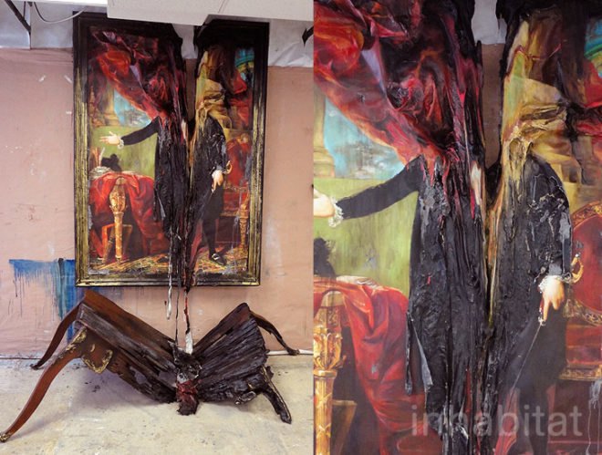 green design, eco design, sustainable design, recycled art, recycled materials, Valerie Hegarty, Marlborough Gallery, Lower Manhattan Cultural Council, LMCC open studios, LMCC artists in residence