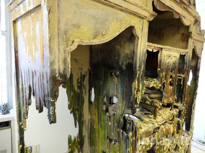 green design, eco design, sustainable design, recycled art, recycled materials, Valerie Hegarty, Marlborough Gallery, Lower Manhattan Cultural Council, LMCC open studios, LMCC artists in residence