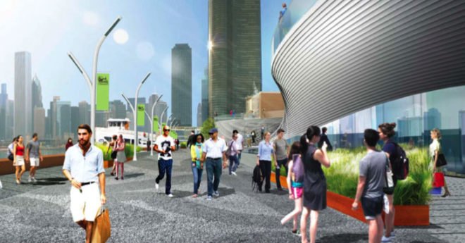 James Corner, Navy Pier, Chicago, design, architect, green design, James Corner Field Operations, High Line, Chicago Loop, Centennial Vision, blair kamin,