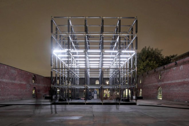 Origin, United Visual Artists, scanner, led, led light installation, installation, led art