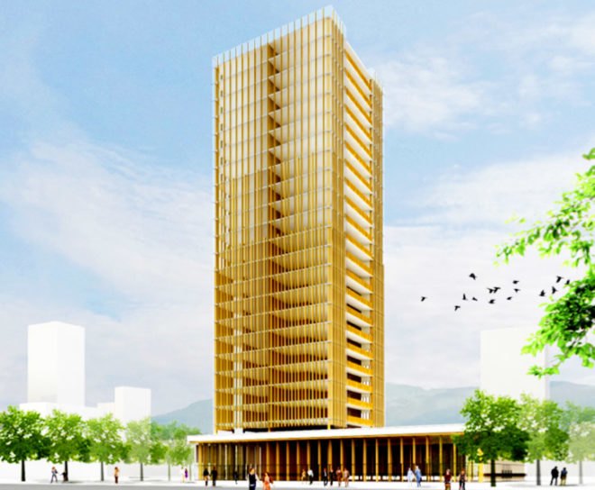 MGA, wood tower, woodscraper, wood high-rise, wood mid-rise, green tower, green highrise, eco highrise, Vacouver green building
