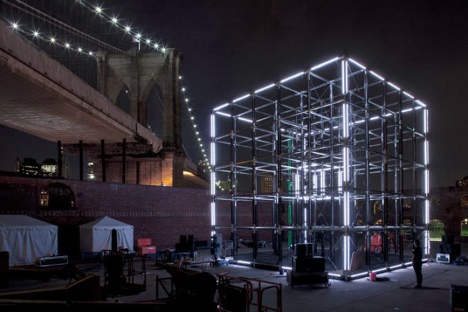 Origin, United Visual Artists, scanner, led, led light installation, installation, led art